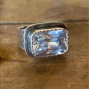 Silpada .925 Sterling silver CZ Ring